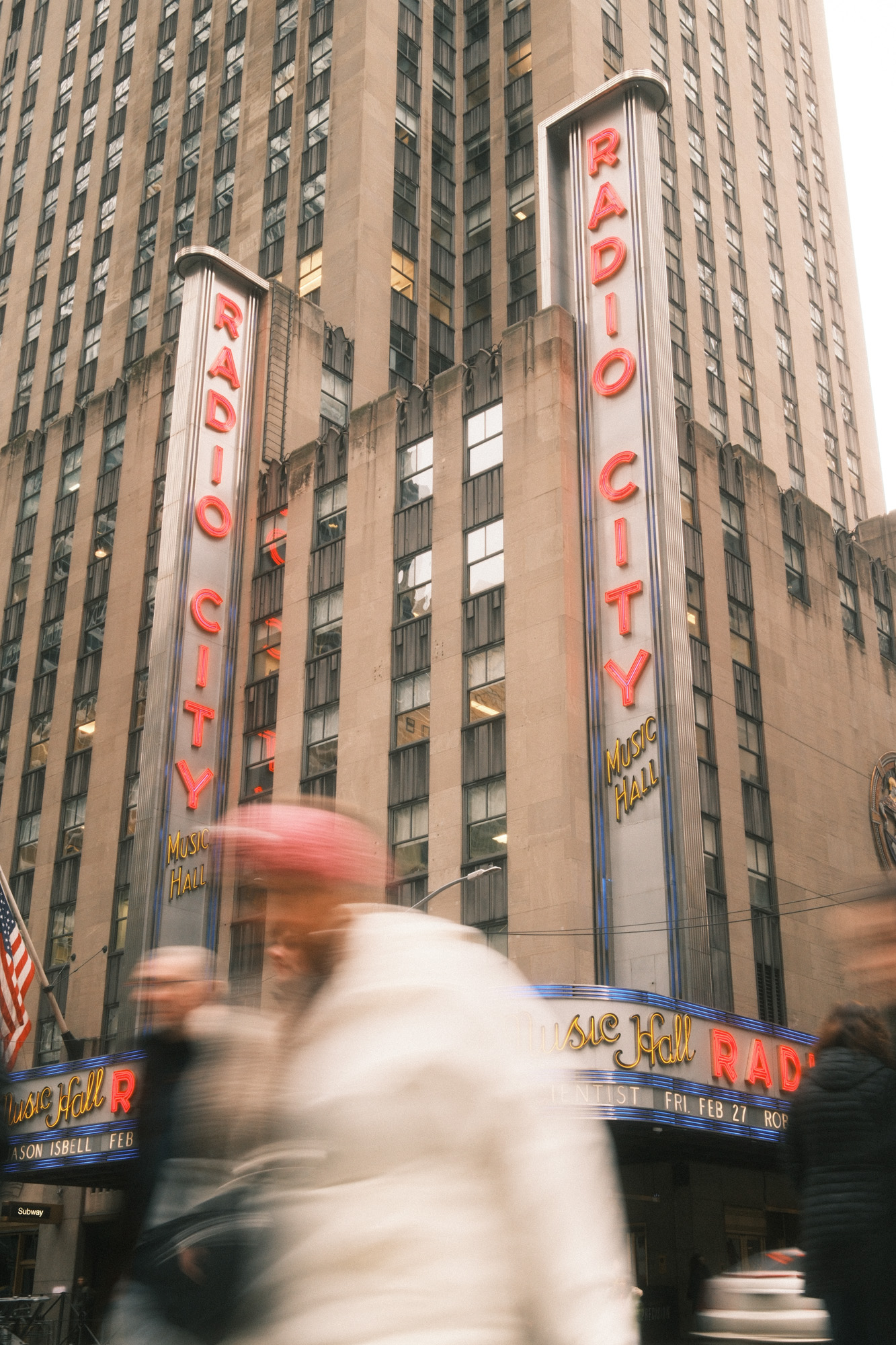 Radio City Music Hall motion shot